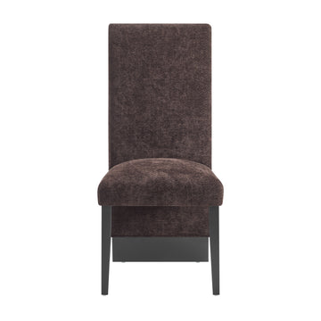 Stacey Brown Dining Chair Solid Brown Dining Room Foam Wipe Clean Square Modern Side Chair Rubberwood Solid Back 1 Foam Rubber Wood