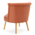 Bordeaux Tuft Chair Orange Fabric