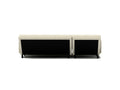 Ivory Corduroy Sectional Sofa: Convertible 3 Seater Sofa, L Shaped Sofa, And Bed Ivory Velvet Metal Primary Living Space Medium Soft Loose Back Pillow Top Arms Foam Fabric Metal 3 Seat