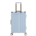 Luggage Sets20 24 28 Inch Three Model Set, Stylish Suitcase With Aluminum Frame Password Lock, Suitable For Travel Suitcases And Suitcases Blue Contemporary Aluminum,Pc