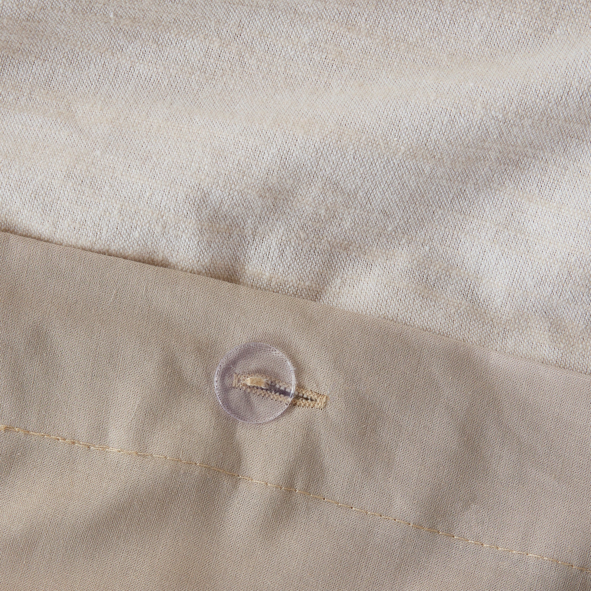 5 Piece Organic Cotton Oversized Comforter Cover Set W Removable Insert Natural Full Queen Natural Cotton