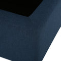 Hartford Storage Ottoman Navy Blue Fabric