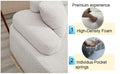 Unique Modeling Design,Upholstered Indoor Furniture,Foam Filled Sleeper Sofa Bed For Living Room,Bedroom,3 Colors Light Gray Primary Living Space Modern Foam Polyester 4 Seat