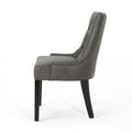 Cheney Dining Chair Kd Mp2 Set Of 2 Slate Microfiber