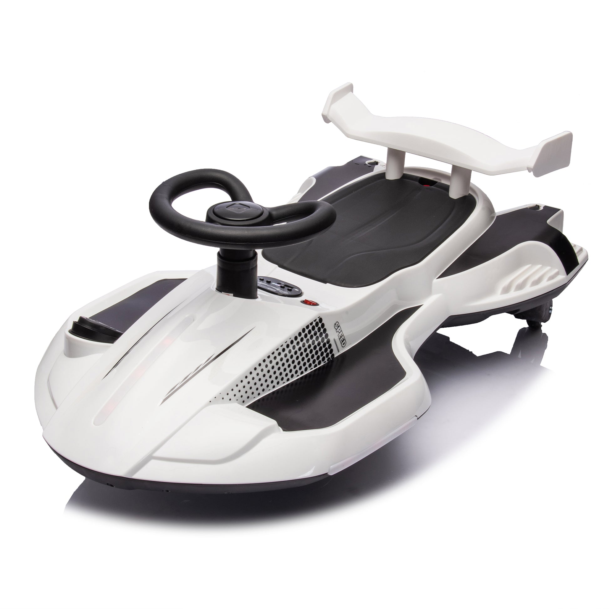 12V Kids Ride On Electric Toy,360 Degree Drift In Place,Spray Function,Front&Side Lights Design,Usb Mp3,Bluetooth,Music, 3.73 4.35 Mph,Easy Installation,Ultimate Cool Operation For Kids Aged 3 .