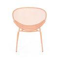 Elba Chair Set Of 2 Orange Iron