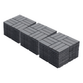 30 Pcs Interlocking Deck Tiles Checker Pattern, 12
