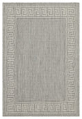 Sunshine Gc Har2003 Silver 7 Ft. 10 In. X 10 Ft. 3 In. Indoor Outdoor Area Rug Silver Polyester Polypropylene