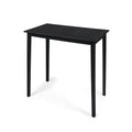 Outdoor Minimalist Acacia Wood Rectangle Bar Table Dark Gray Dark Gray Garden & Outdoor Minimalist Acacia Wood