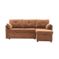 United Modular Sectional Sofa L Shaped Modular Couch With Reversible Chaise Modular Sofa Sectional Couch With Storage Seats Brown Chenille 3 Seat
