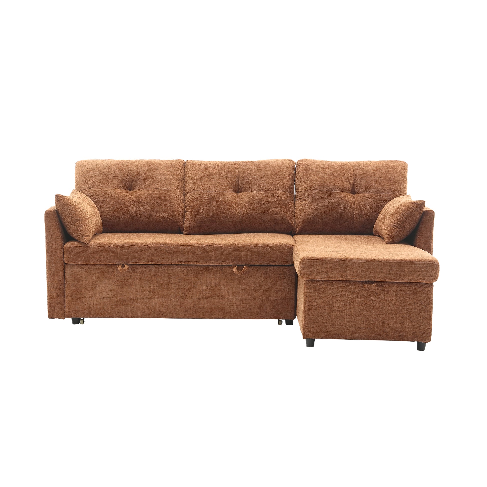 United Modular Sectional Sofa L Shaped Modular Couch With Reversible Chaise Modular Sofa Sectional Couch With Storage Seats Brown Chenille 3 Seat