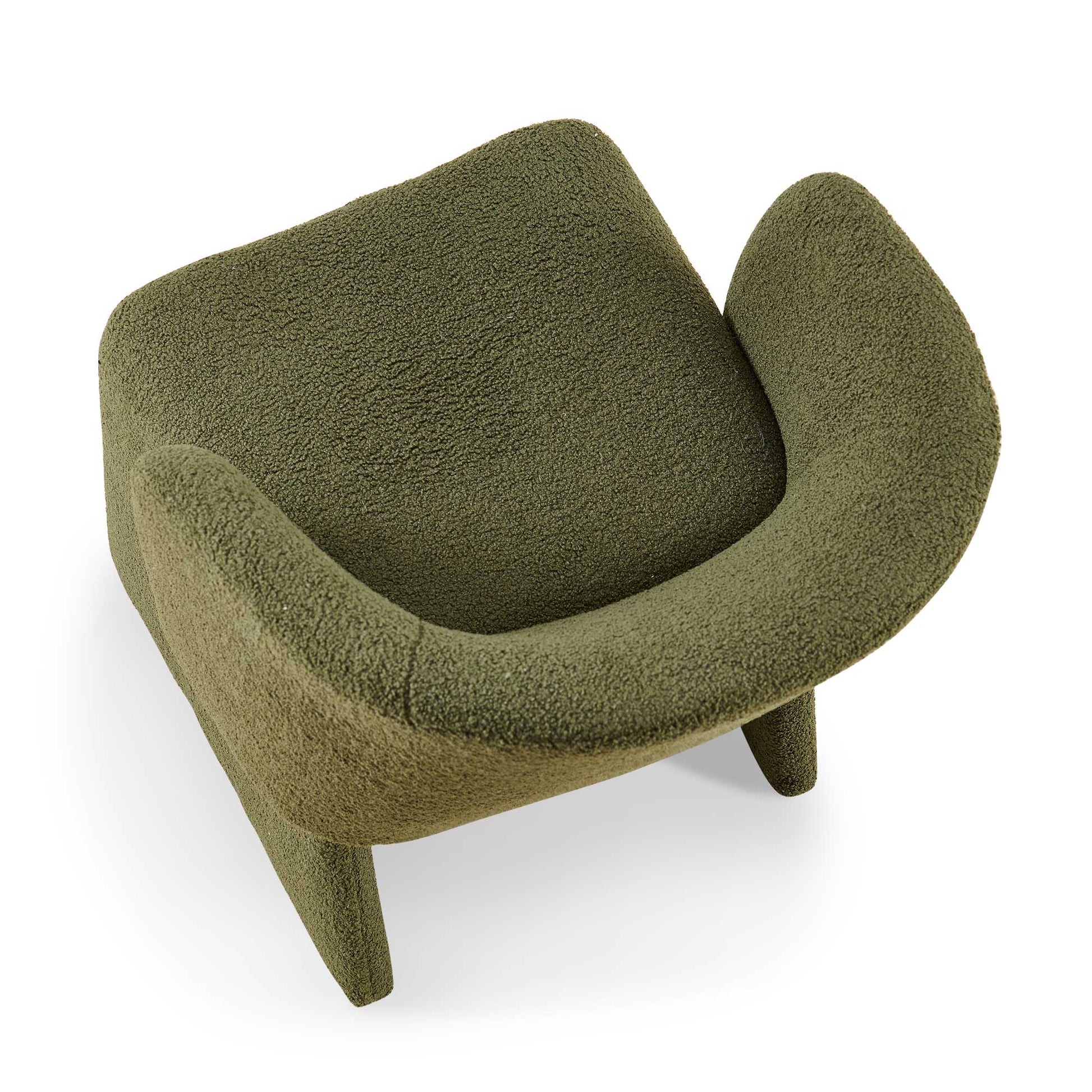 Modern Accent Chair Green Single Sofa Chair,Upholstered Side Chair Teddy Comfy Reading Chair For Dining Room Bedroom Living Room Reception Green 2Pc Green Primary Living Space Modern Set Of 2 Foam Teddy