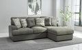 Grennburg Gray 2 Piece Right Side Facing Sectional Gray Foam Engineered Wood 3 Seat