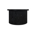 Coffee Table Set Of 2 ,Round Coffee Table,Modern Side Tables Accent End Table For Living Room ,Apartment Black Modern Round Coffee & End Tables Mdf