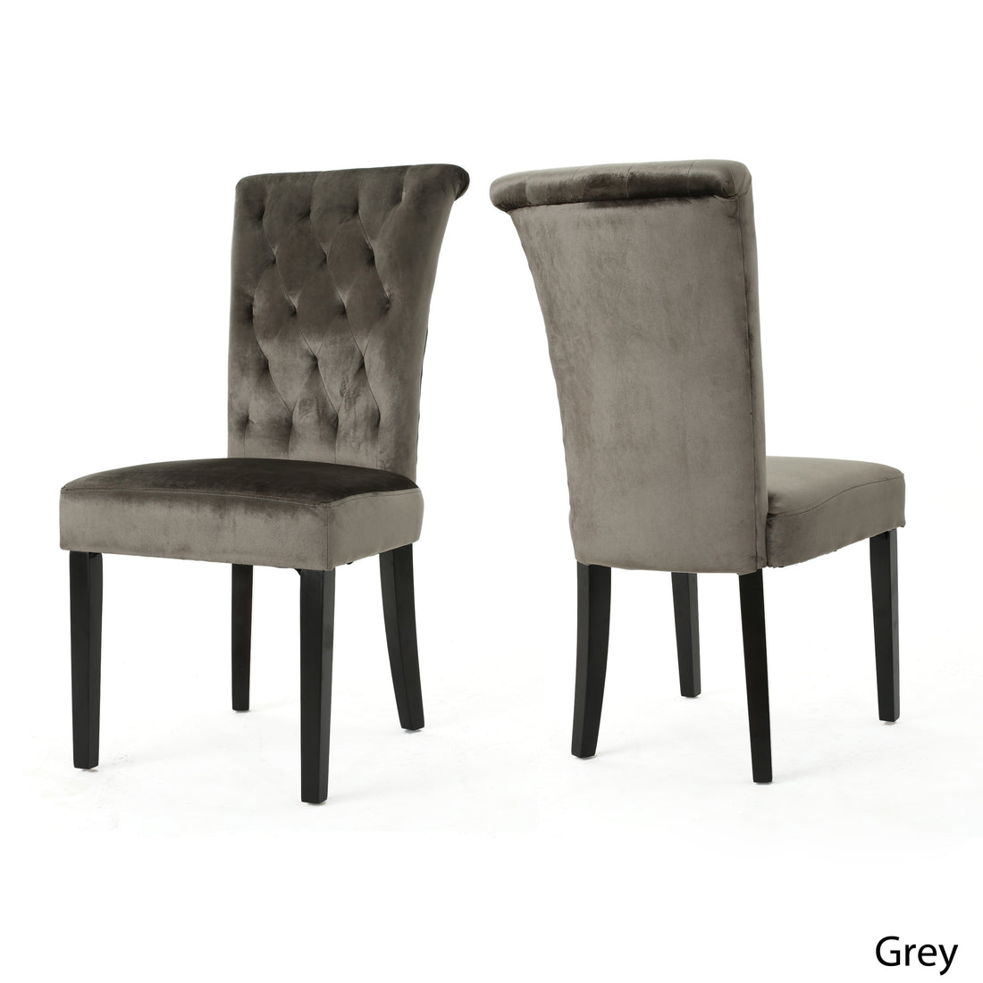 Charlotte Kd Dining Chair Grey Fabric