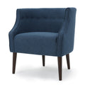 Club Chair Navy Blue Fabric