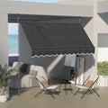 Outsunny Manual Retractable Awning, 118