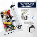 40Qt White Warming Box White Polyethylene
