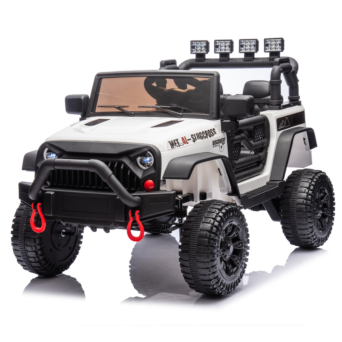 24V Kids Ride On Car W Parents Remote Control,400W Motor,Four Wheel Suspension,Adjustable Speed,Usb,Mp3,Music,Bluetooth,Large Display Screen,Power Display,Portable Handle,Safety Belt For Kids Aged 3