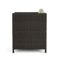 Puerta Dining Chair Set Of 2 Dark Brown Wicker