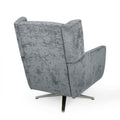 Swivel Chair Grey Fabric