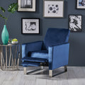 Recliner Blue Velvet