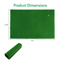 Golf Hitting Mats 3.8'X5' Artificial Turf Training Mat For Indoor Outdoor Swing Practice Green Plastic
