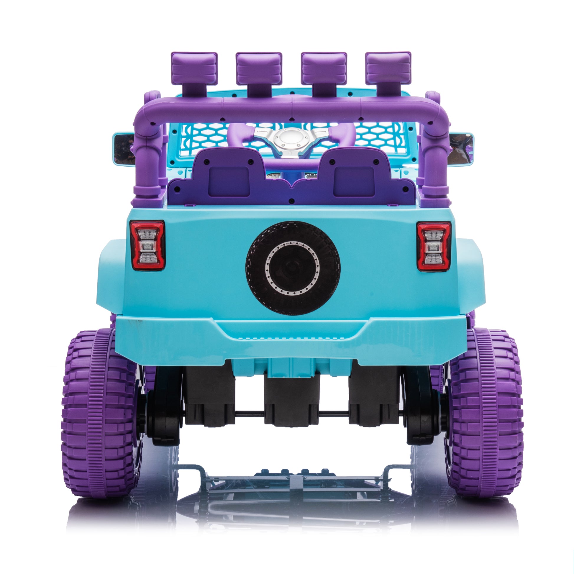 24V Kids Ride On Car W Parents Remote Control,400W Motor,Four Wheel Suspension,Adjustable Speed,Usb,Mp3,Music,Bluetooth,Large Display Screen,Power Display,Portable Handle,Safety Belt For Kids Aged 3 . Purple 50 99 Lbs Polypropylene