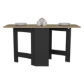 Gateleg Folding Table Space Saving With Compact Design Multicolor Folding Desk Top Dining Room Freestanding Rectangular Desk Rectangular Particle Board Engineered Wood
