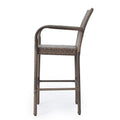 Littleton Barstool Brown Iron