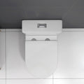 Small Compact One Piece Toilet Dual Flush,23 Inch Short Depth For Tiny Bathroom,White White Bathroom Modern Porcelain