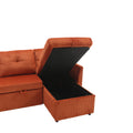 United Modular Sectional Sofa L Shaped Modular Couch With Reversible Chaise Modular Sofa Sectional Couch With Storage Seats Orange Velvet 3 Seat