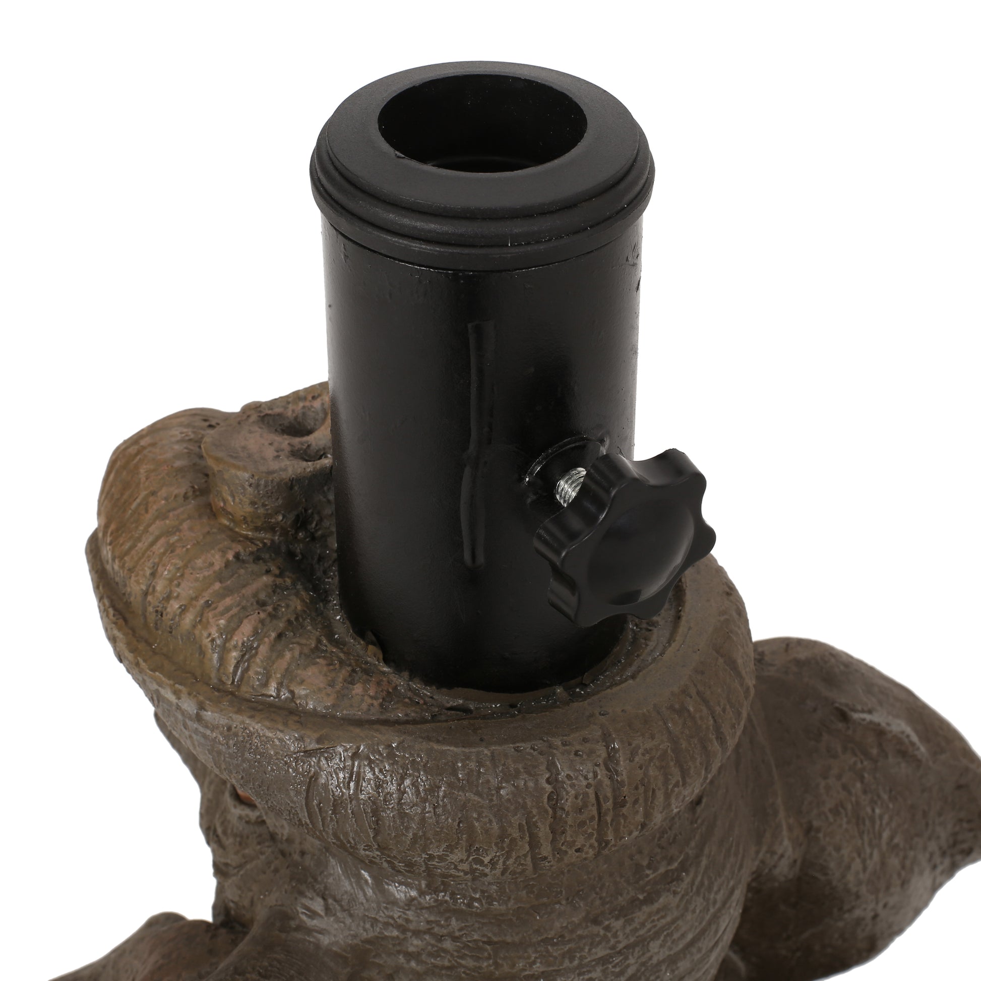 Elephant Umbrella Base Gray Concrete