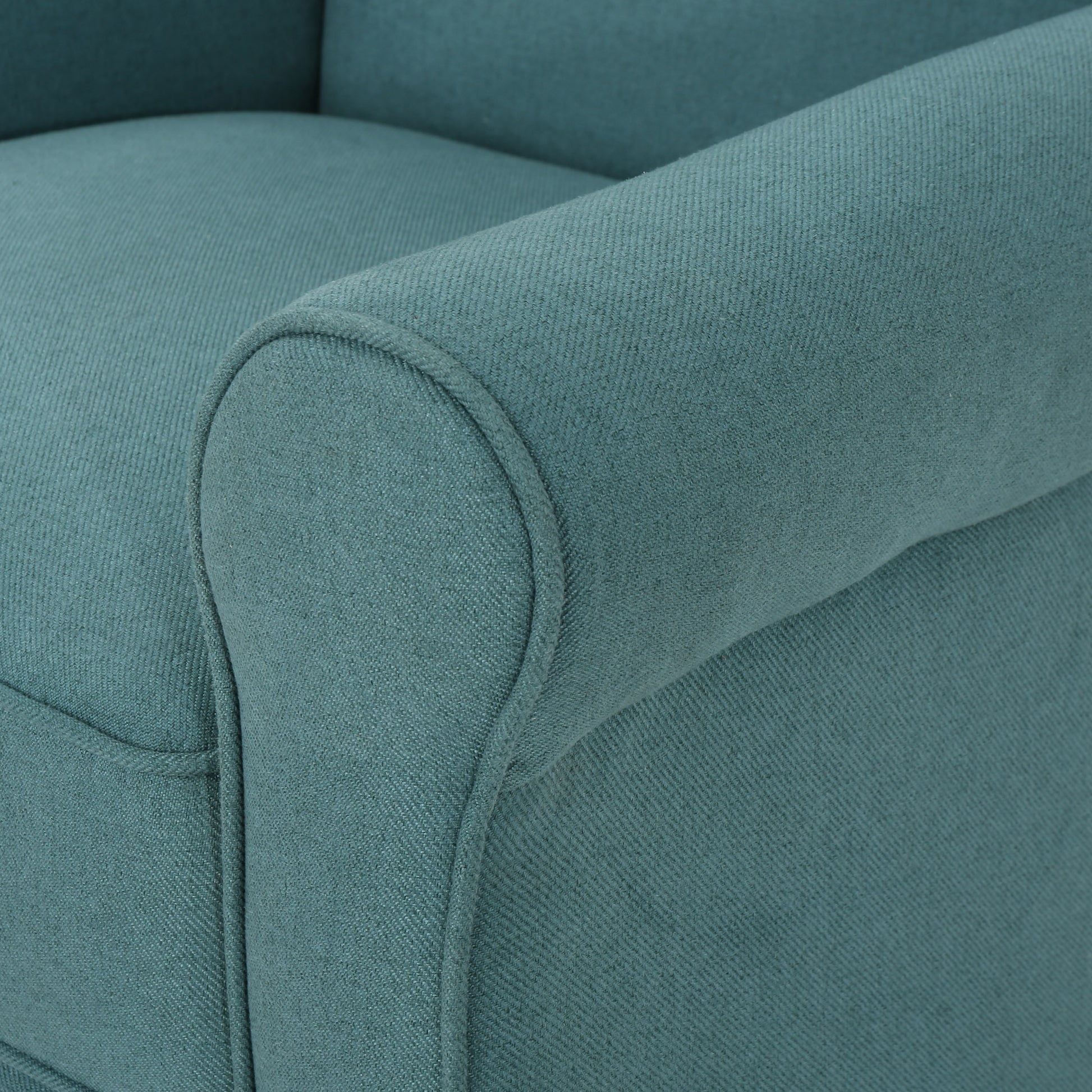 32.83" Wide Manual Standard Recliner Teal Fabric