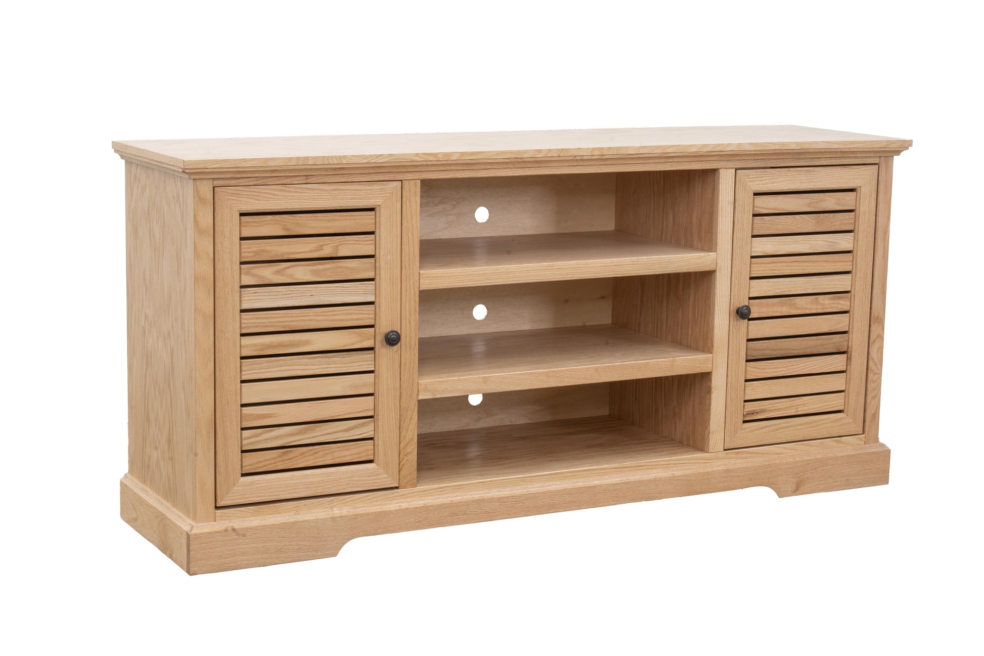 66 Inch Tv Stand Console For Tvs Up To 80 Inches, No Assembly Required, Natural Finish Natural 70 79 Inches Wood