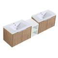 72 Inch Soft Close Doors Bathroom Vanity With Sink, A Small Storage Shelves, 30