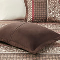 5 Piece Reversible Jacquard Bedspread Set Red King King Red Cotton