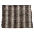 Throw 50'' X 60'' Brown Faux Fur