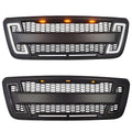 Grille For 2004 2008 Ford F150 With Led Lights Black Abs