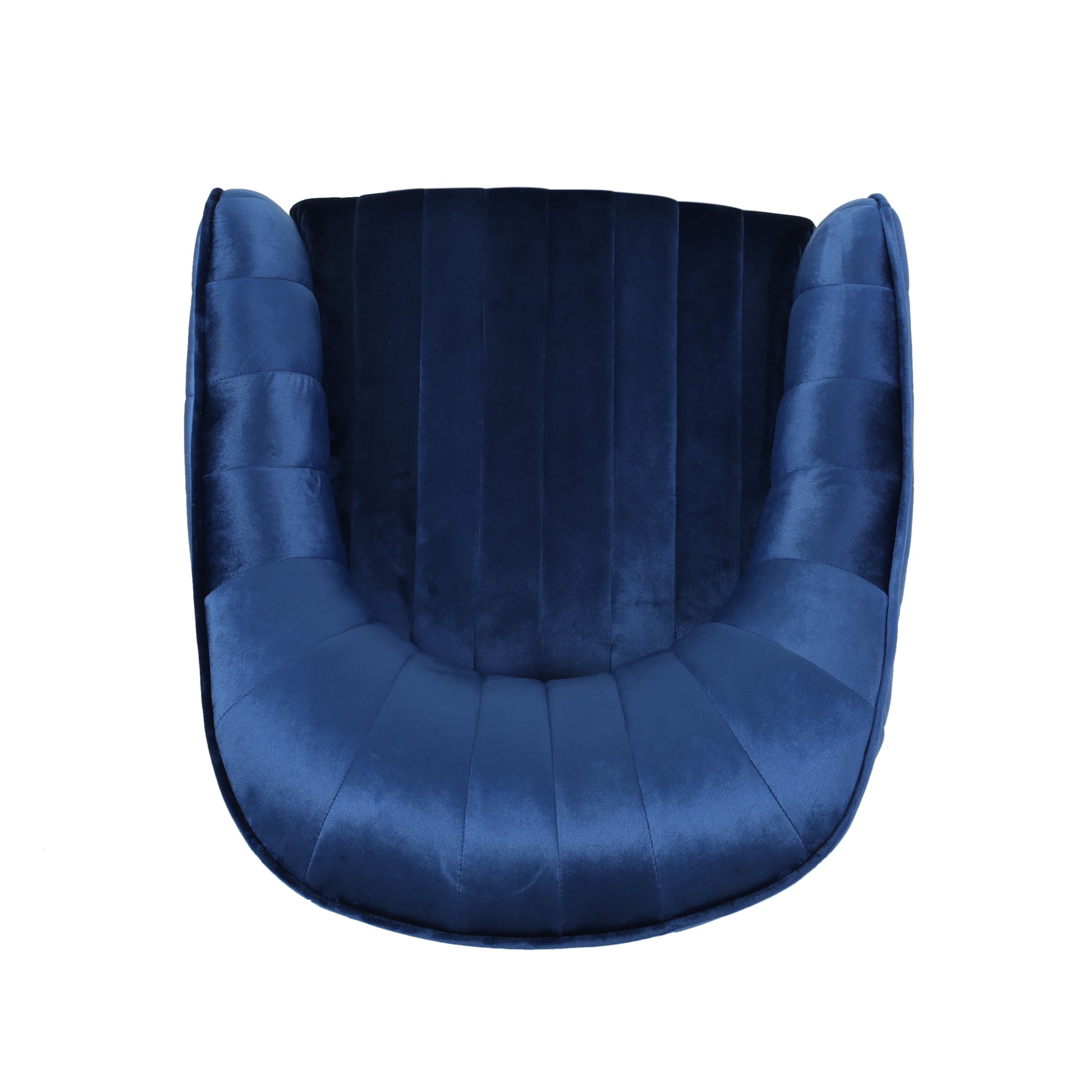 Office Chair Navy Blue Velvet