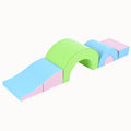 5 Piece Kids Climbing Toys For Toddlers, Foam Climbing Blocks For Babies, Kids Crawling And Climbing Indoor Active Play Structure Colorful Under 50 Lbs Cute Foam 1 To 2 Years Pu Indoor