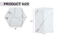 Modern Mdf Coffee Table, With Complex Texture Patterns, Style And Texture Coffee Table To Redefine Your Interior Decoration And Enhance Your Living Space, Stylish And Durable Design White Mdf