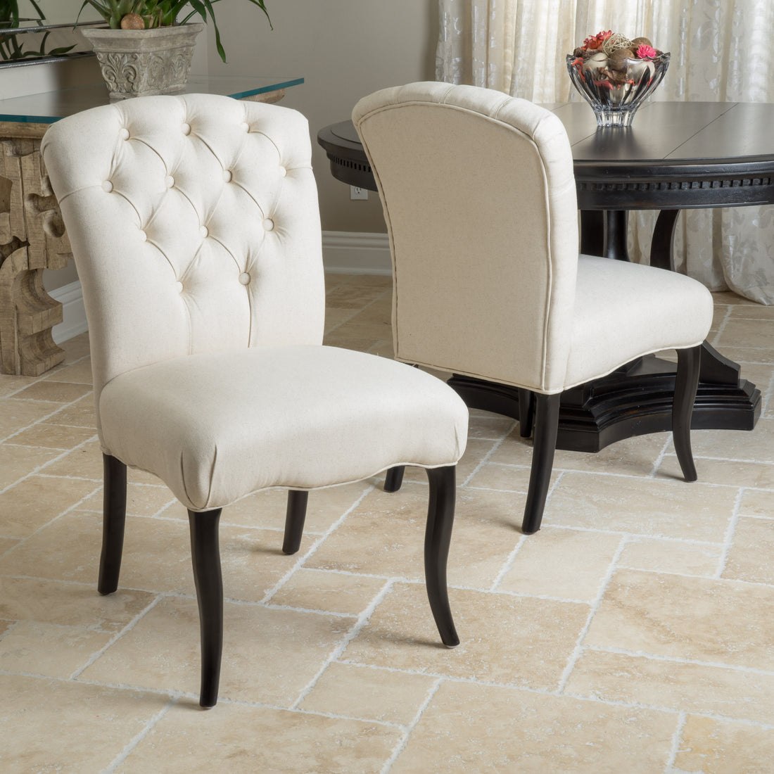 Hayden Kd Dining Chair Linen Linen