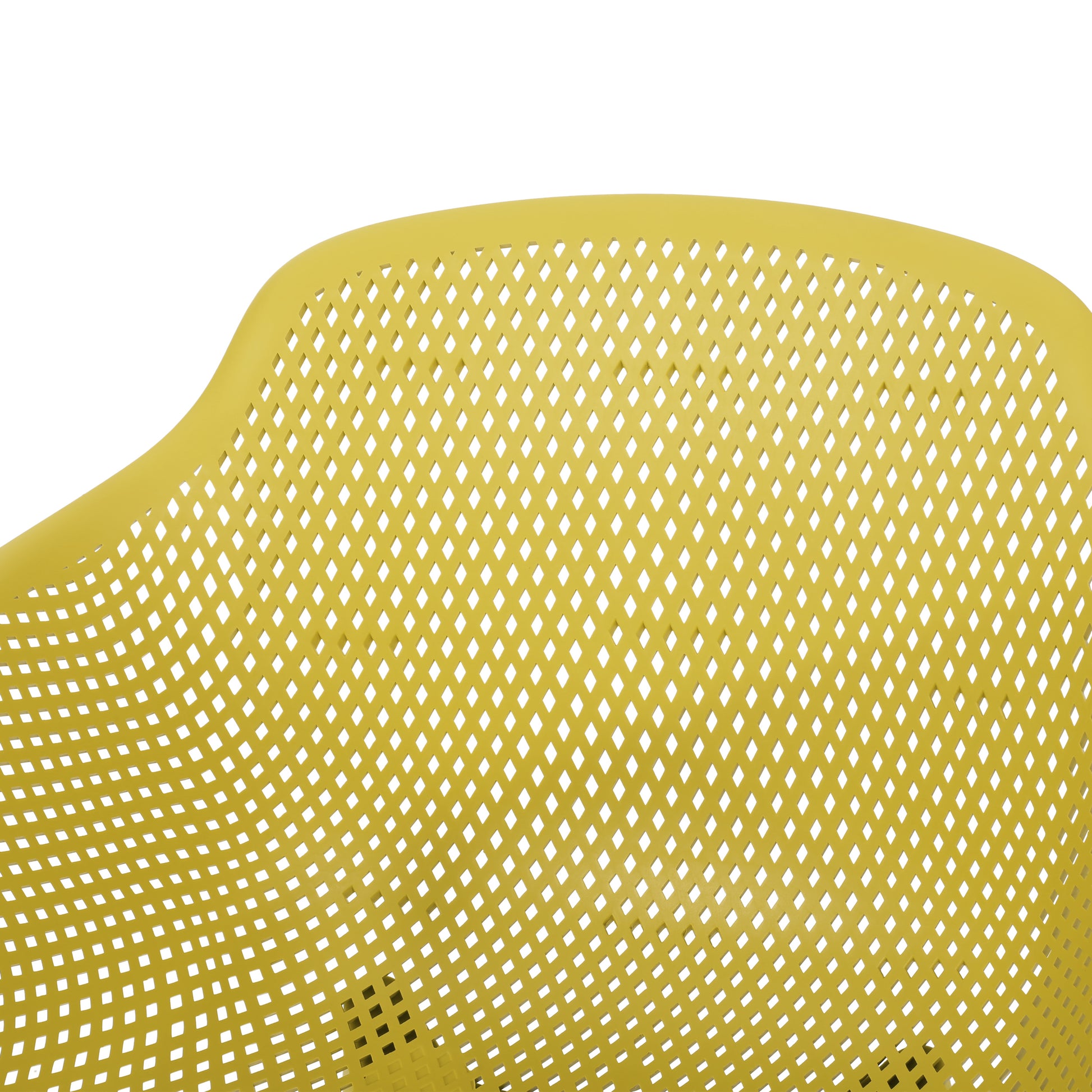 Lotus Chair Yellow Polypropylene