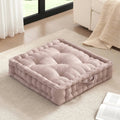 Poly Chenille Square Floor Pillow Cushion 24X24