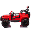 24V Kids Ride On Electric Car W Parents Control,Seat Width 19.09In,2Wd,Rear Suspension,Trunk Storage,Portable Pull Rod,Light&Searchlight,Bluetooth,Usb,Provide A Speed Of 2.5 4Mph For Kids Aged 3 8.