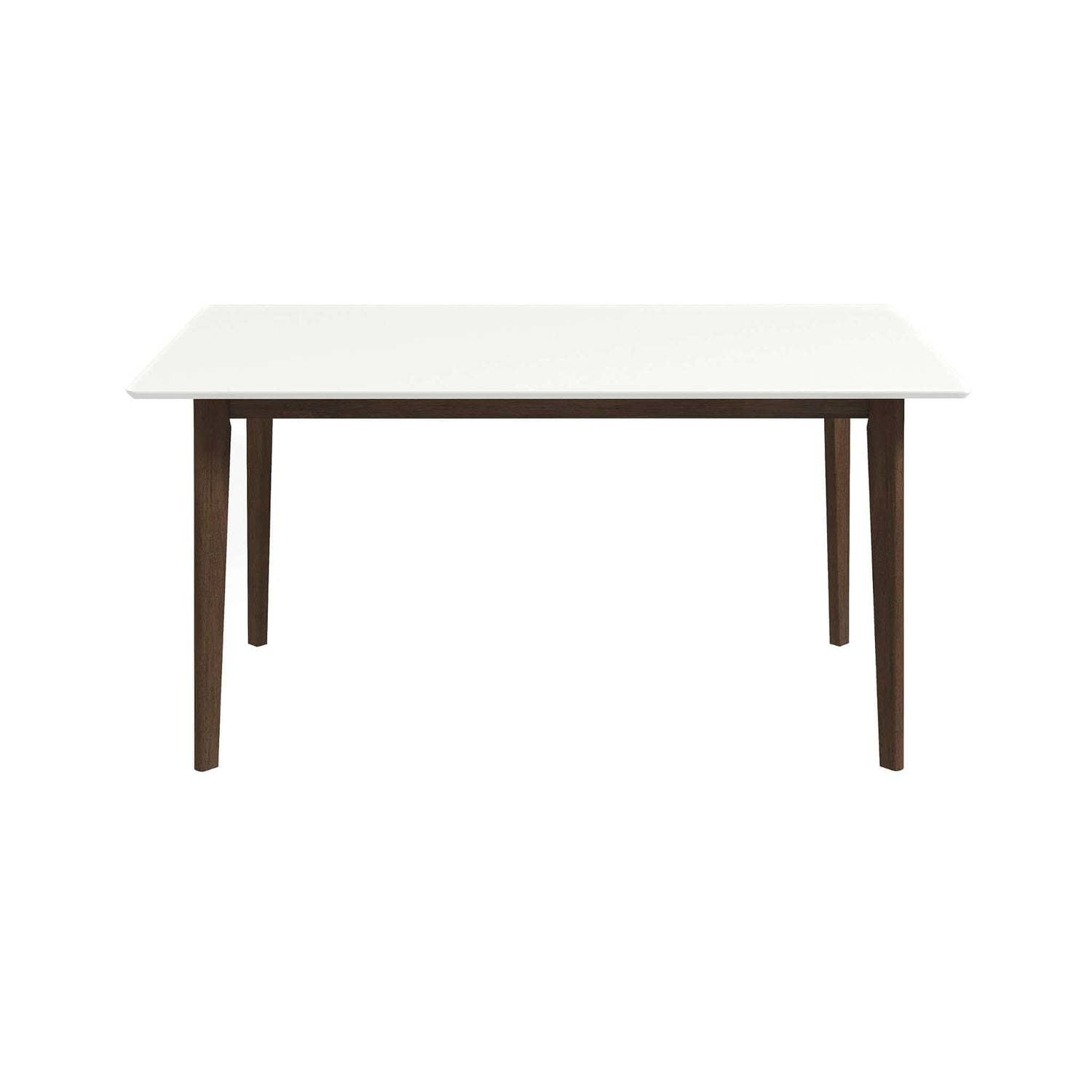 Carlos Solid Wood Dining Table White Solid Wood
