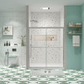 Bypass Shower Door, Sliding Door, With 1 4