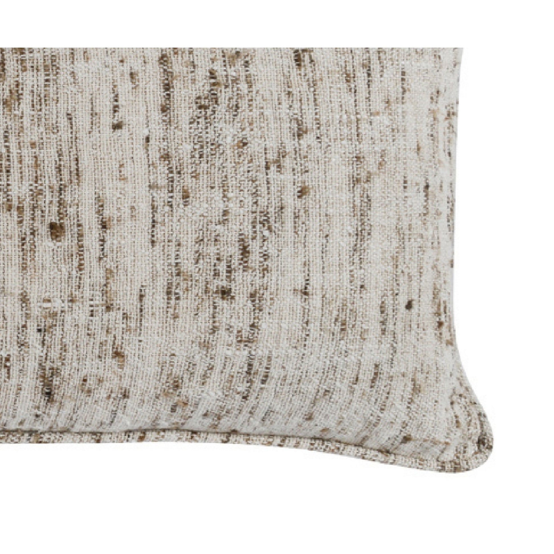 16 X 36 Accent Lumbar Throw Pillow, High Low Texture, Woven Fabric, Ivory Ivory Fabric