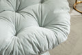 Oversized Swivel Accent Chair, 360 Swivel Barrel Chair, Papasan Chair For Living Room Bedroom Light Blue Chenille